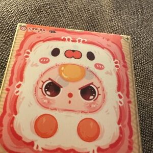 Cute Pink and Orange Stuffed Animal Toy